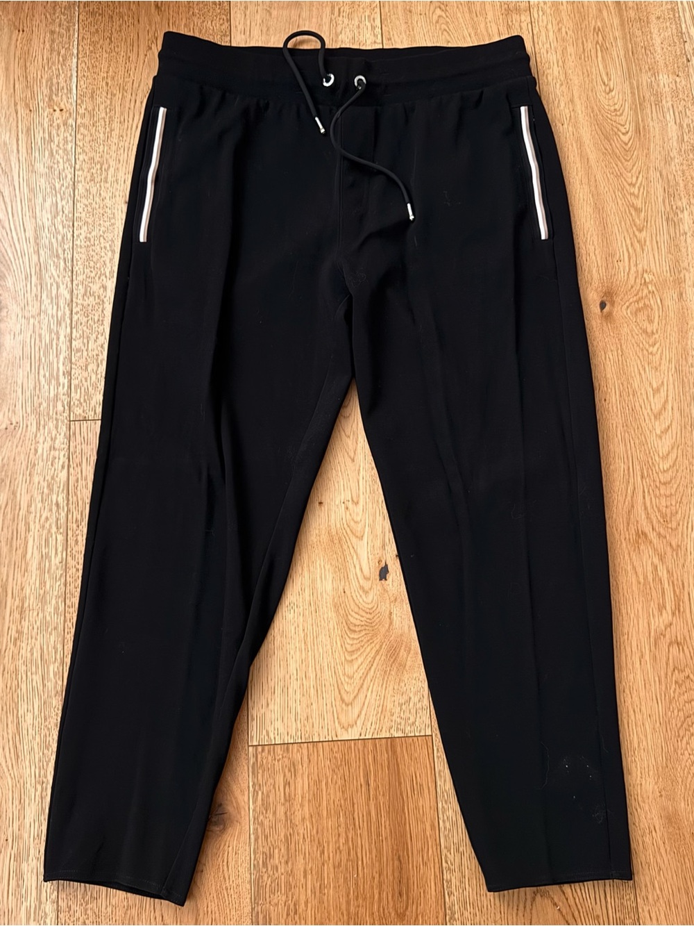 BOSS HUGO BOSS MEN'S BLACK TRACK WARMUP JOGGER PANTS SIZE L LARGE